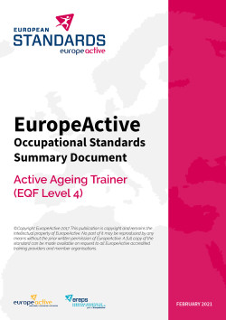 EuropeActive Standards Active Ageing Trainer (EQF Level 4)