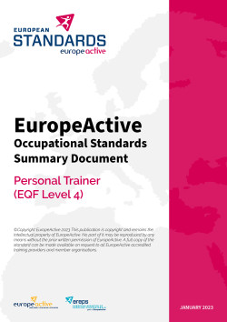 EuropeActive Standards EQF Level 4