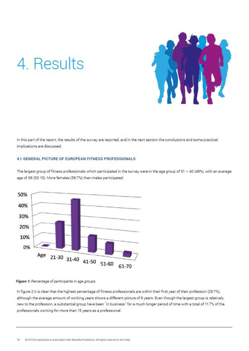 EuropeActive Retention Report 2015: Strategies of fitness professionals to attract and retain clients