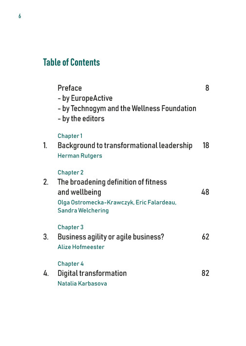 EBOOK Transformational Leadership in the fitness and physical activity sector
